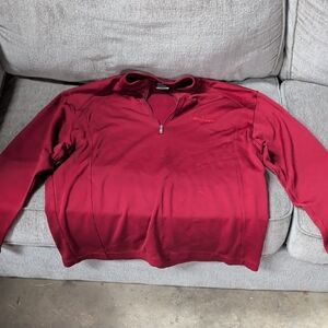 Nike Golf Manitowoc Men's Burgundy Zip-Up Sweater
